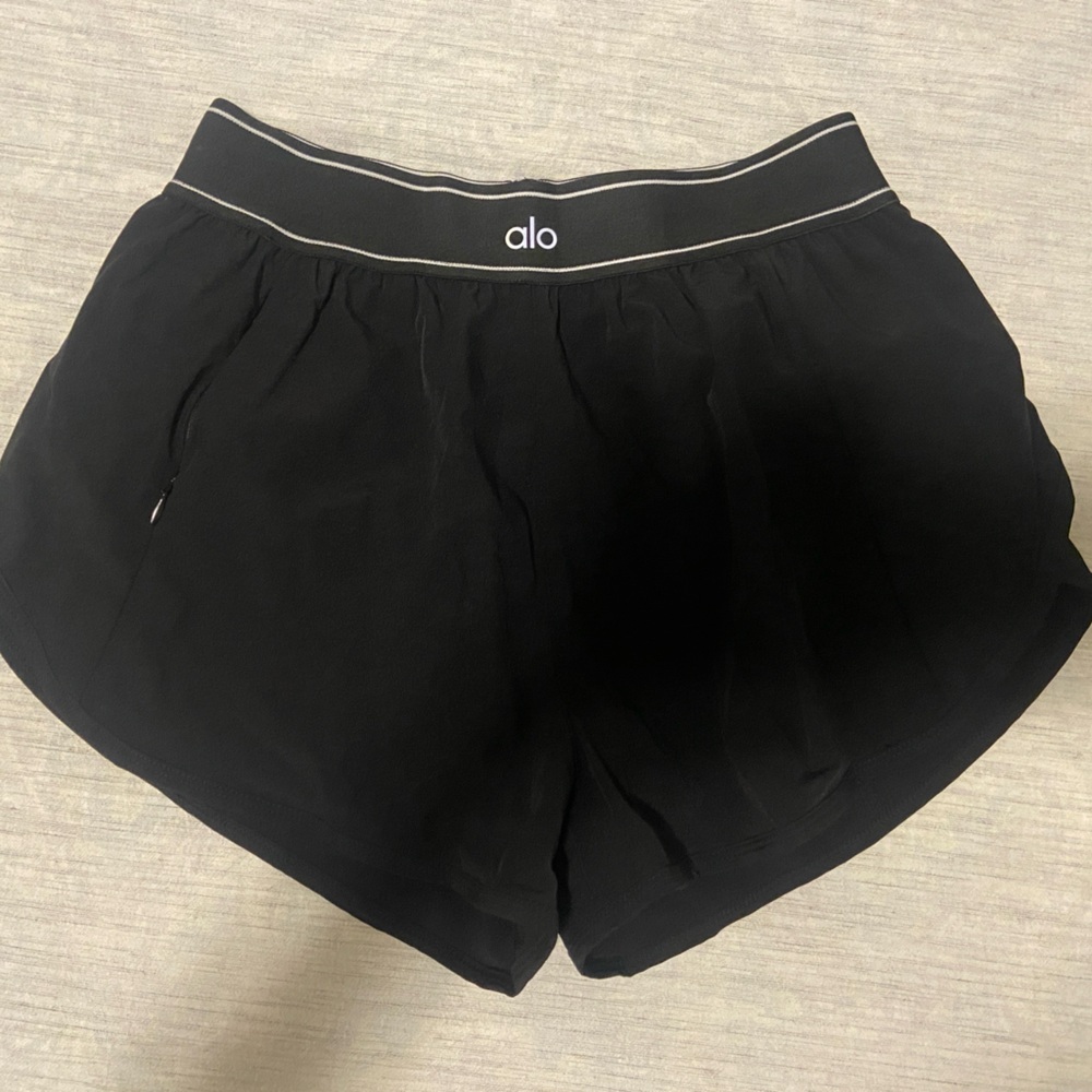 ALO Yoga Women's Athletic Black Shorts